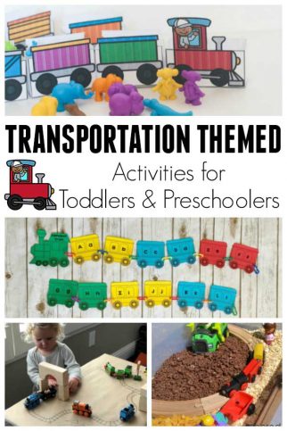 Freight Train Activities and Crafts for Toddlers and Preschoolers