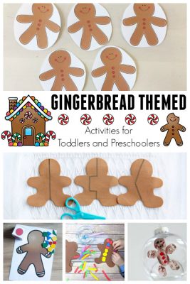 Gingerbread Baby Activities for Toddlers and Preschoolers