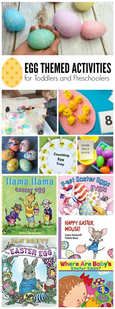 Easter Egg Themed Activities for Preschoolers and Toddlers