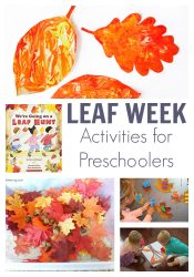 Leaf Week for Preschoolers Featuring We're Going on a Leaf Hunt