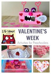 Valentine's Theme for Preschoolers Featuring Love Monster