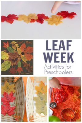 Leaf Week for Preschoolers featuring Leaf Man