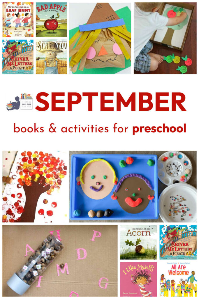 September Books and Activities for Preschoolers at the Virtual Book Club for Kids