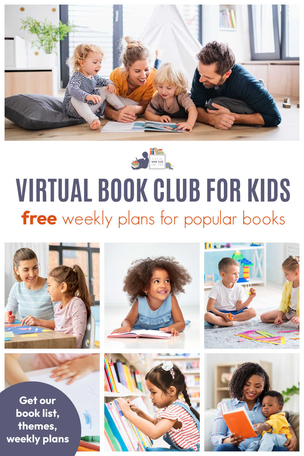 Free Virtual Book Club for Kids